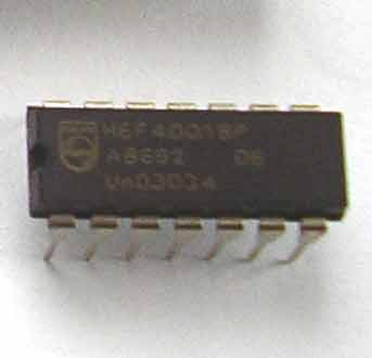 4011 : CI CMOS 4x NAND  2 entres