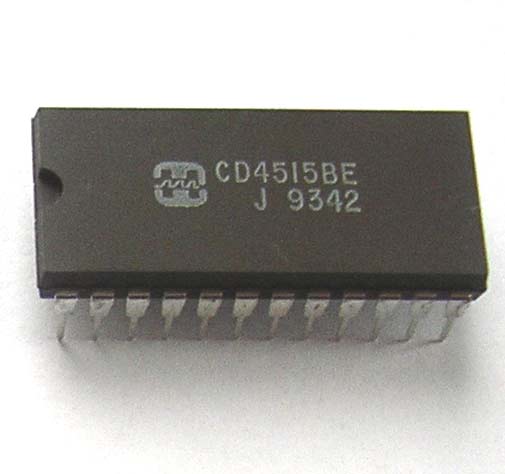 4514 : CI CMOS Dcodeur 4 vers 16